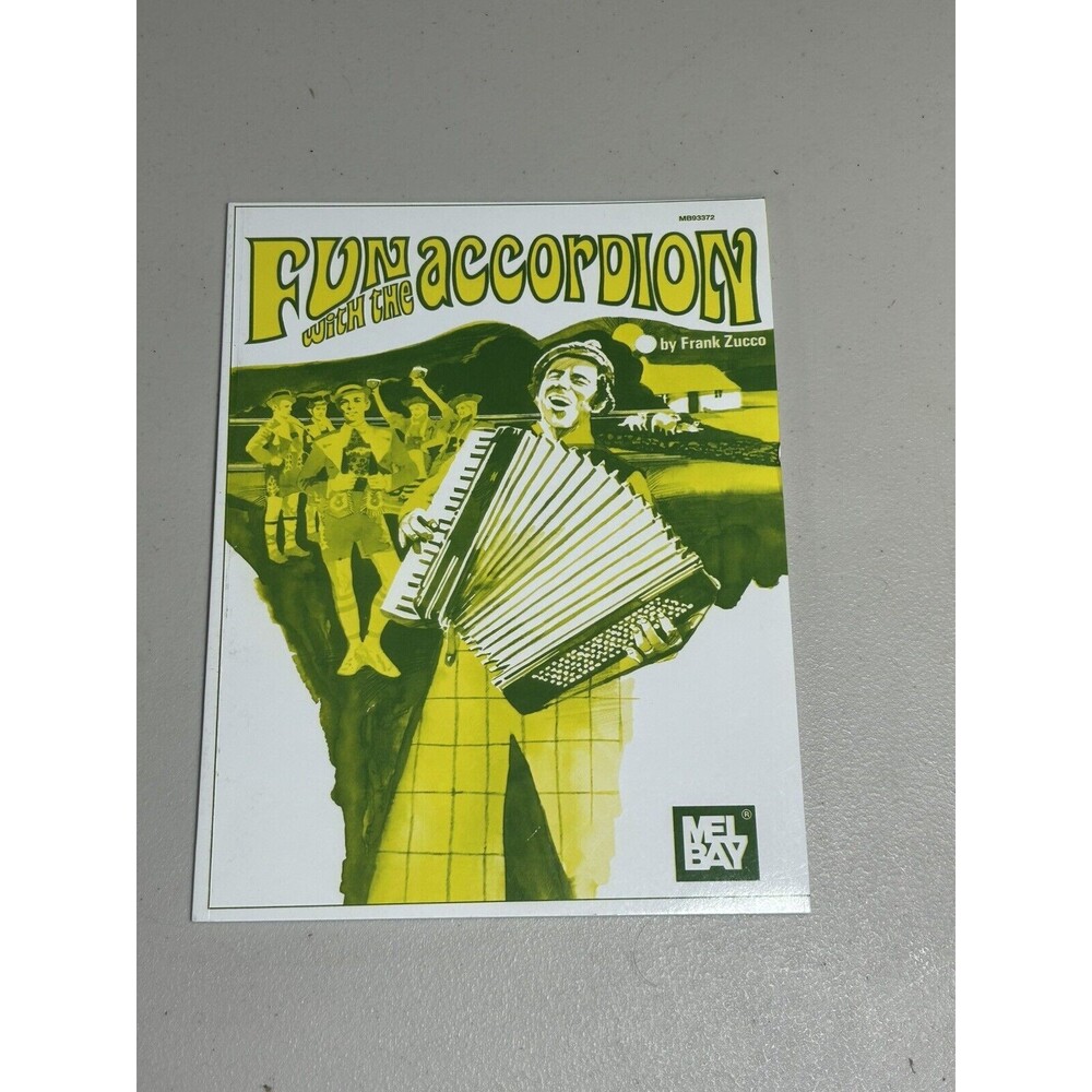 Fun with the Accordion sheet Music By Frank Zucco Mel Bay 1975 For Beginners